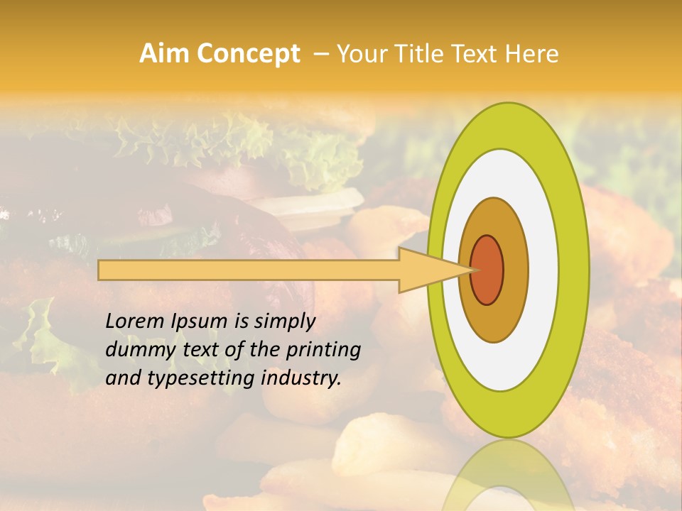 Barbecue Fastfood Grilled PowerPoint Template