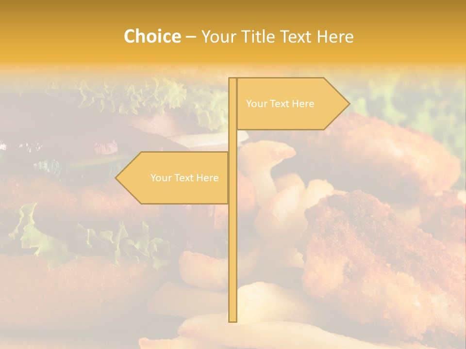 Barbecue Fastfood Grilled PowerPoint Template