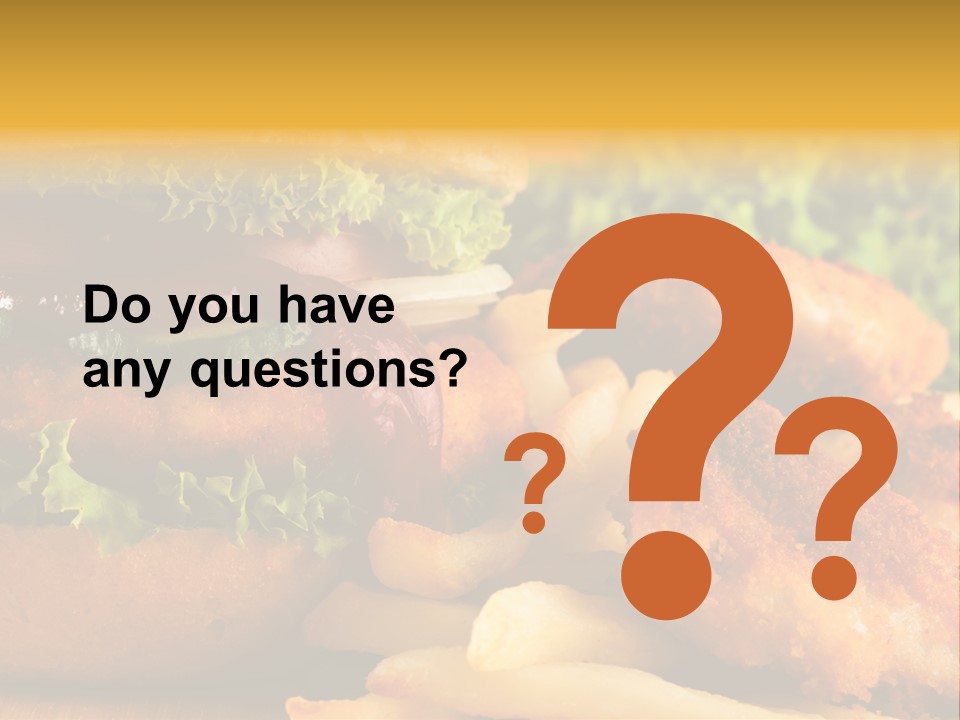 Barbecue Fastfood Grilled PowerPoint Template