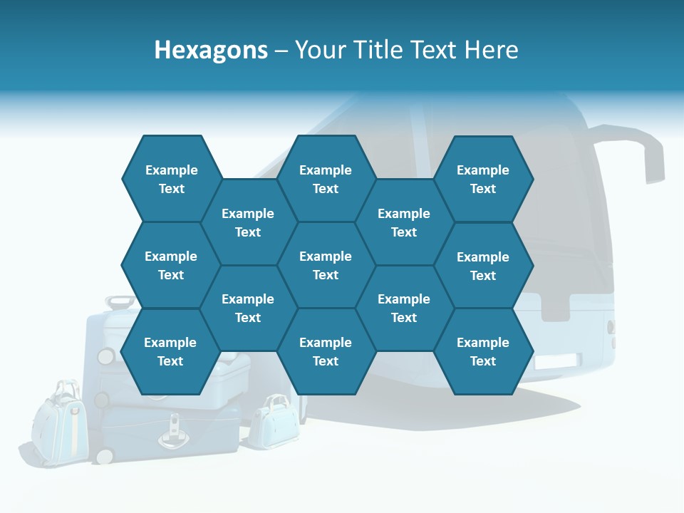 Vehicle Tourism Suitcase PowerPoint Template