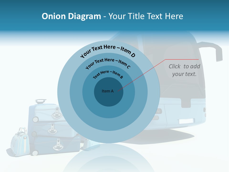 Vehicle Tourism Suitcase PowerPoint Template
