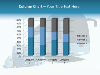 Vehicle Tourism Suitcase PowerPoint Template