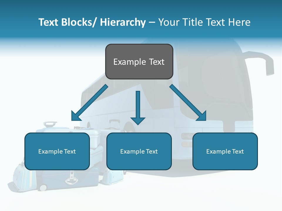 Vehicle Tourism Suitcase PowerPoint Template