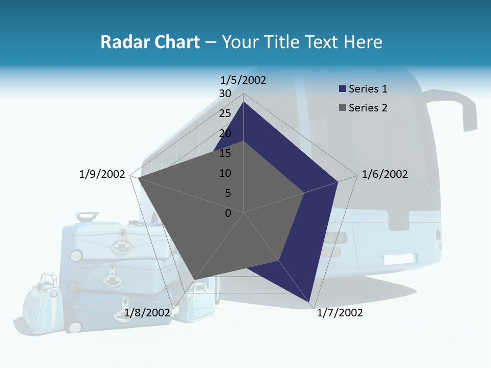 Vehicle Tourism Suitcase PowerPoint Template