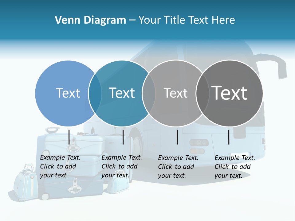 Vehicle Tourism Suitcase PowerPoint Template
