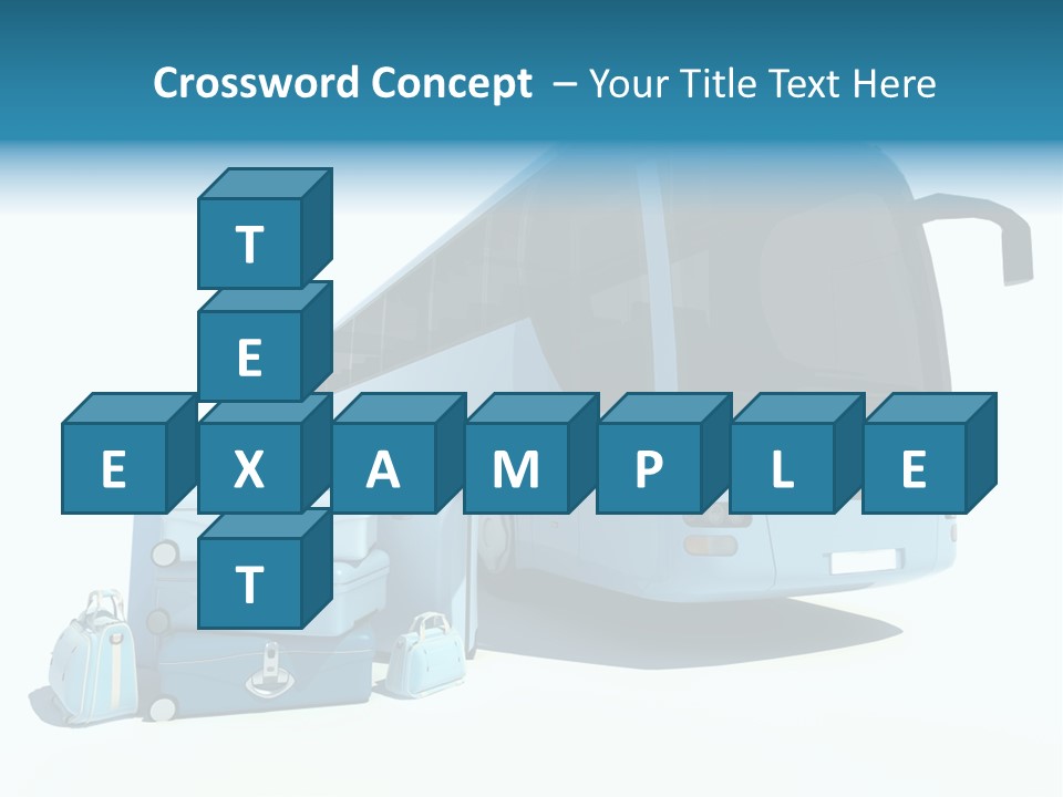 Vehicle Tourism Suitcase PowerPoint Template