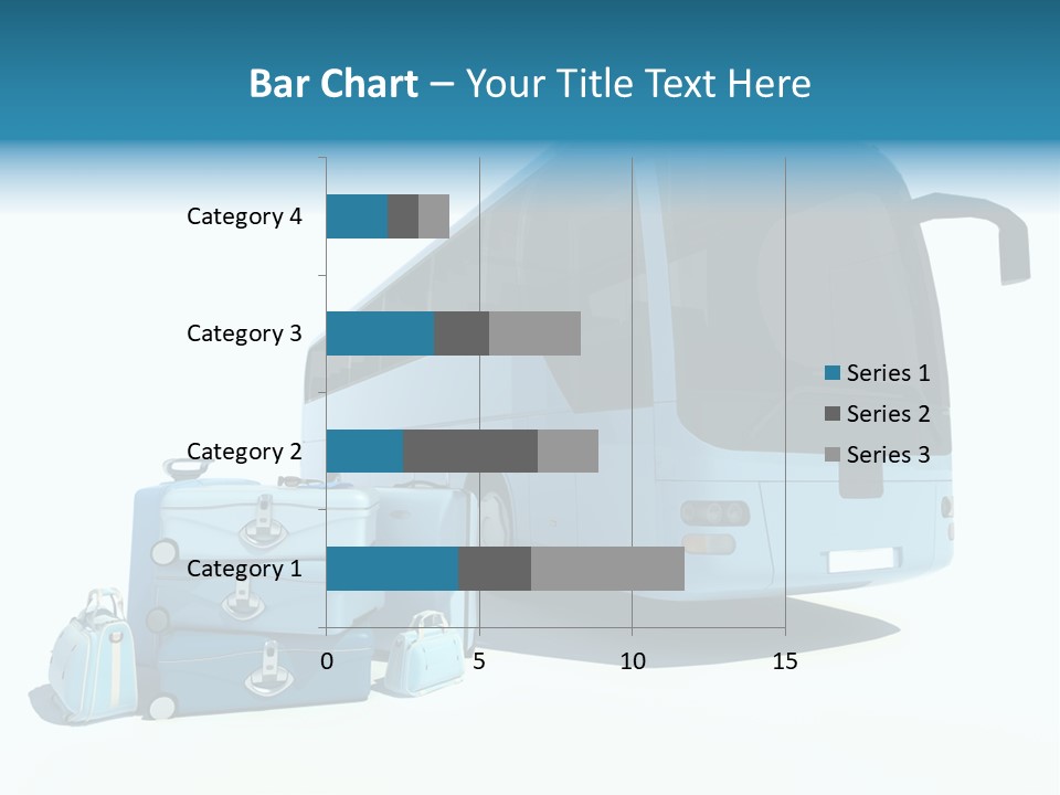 Vehicle Tourism Suitcase PowerPoint Template