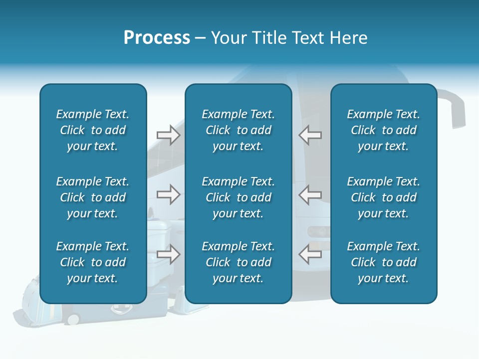 Vehicle Tourism Suitcase PowerPoint Template