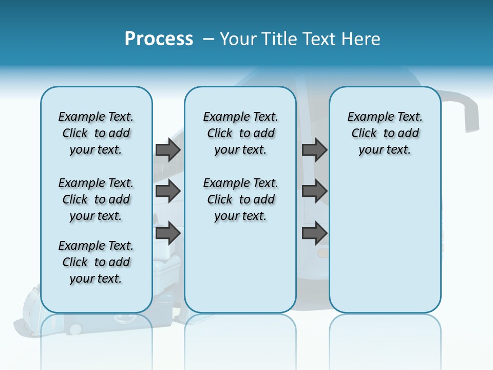 Vehicle Tourism Suitcase PowerPoint Template
