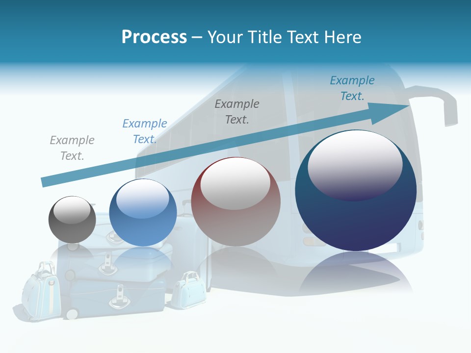 Vehicle Tourism Suitcase PowerPoint Template