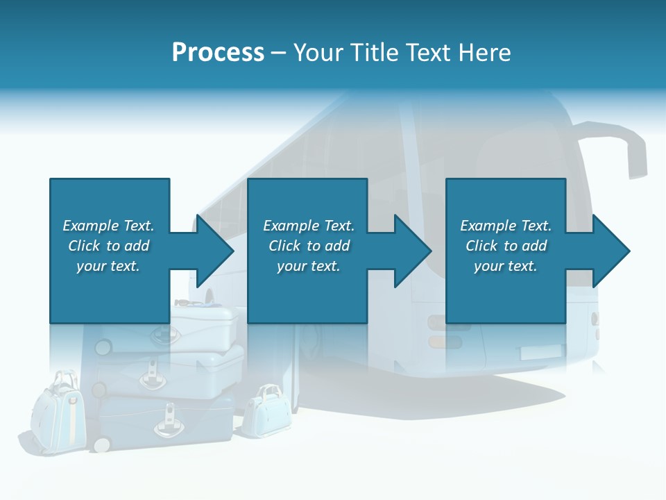 Vehicle Tourism Suitcase PowerPoint Template