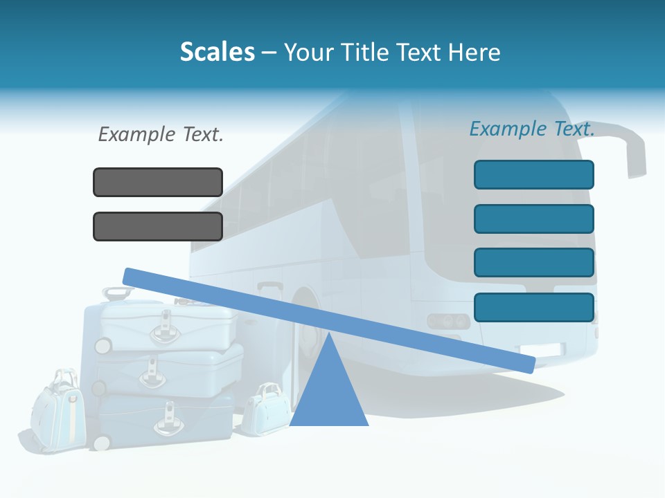 Vehicle Tourism Suitcase PowerPoint Template
