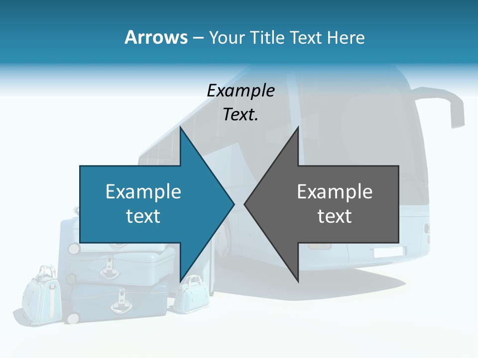 Vehicle Tourism Suitcase PowerPoint Template