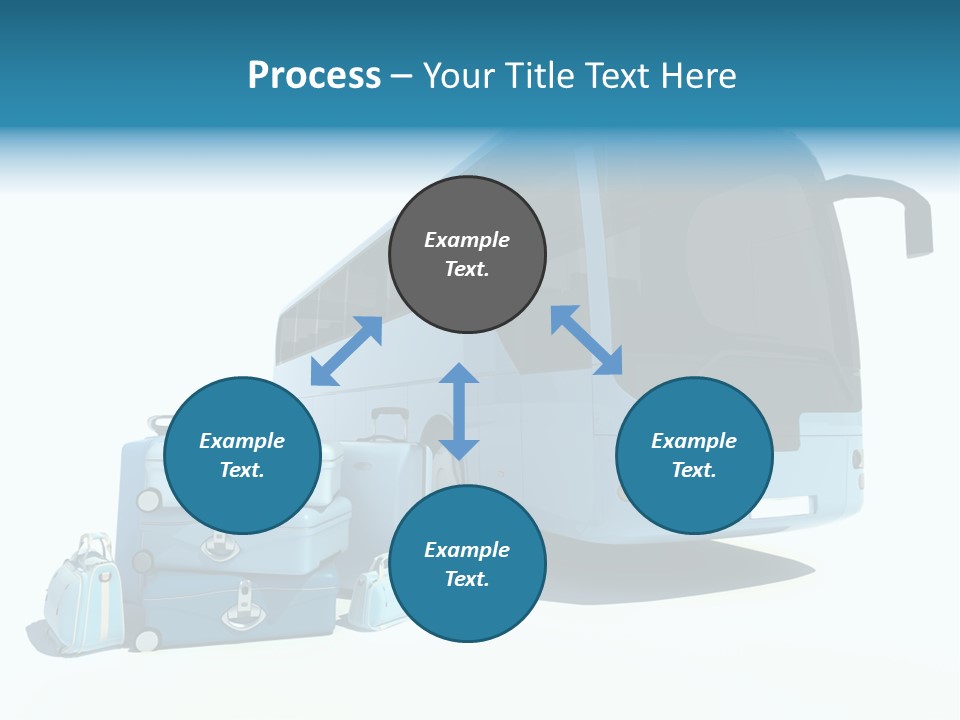 Vehicle Tourism Suitcase PowerPoint Template