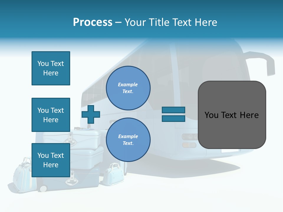 Vehicle Tourism Suitcase PowerPoint Template