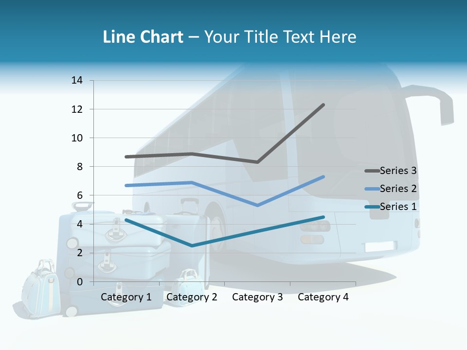 Vehicle Tourism Suitcase PowerPoint Template