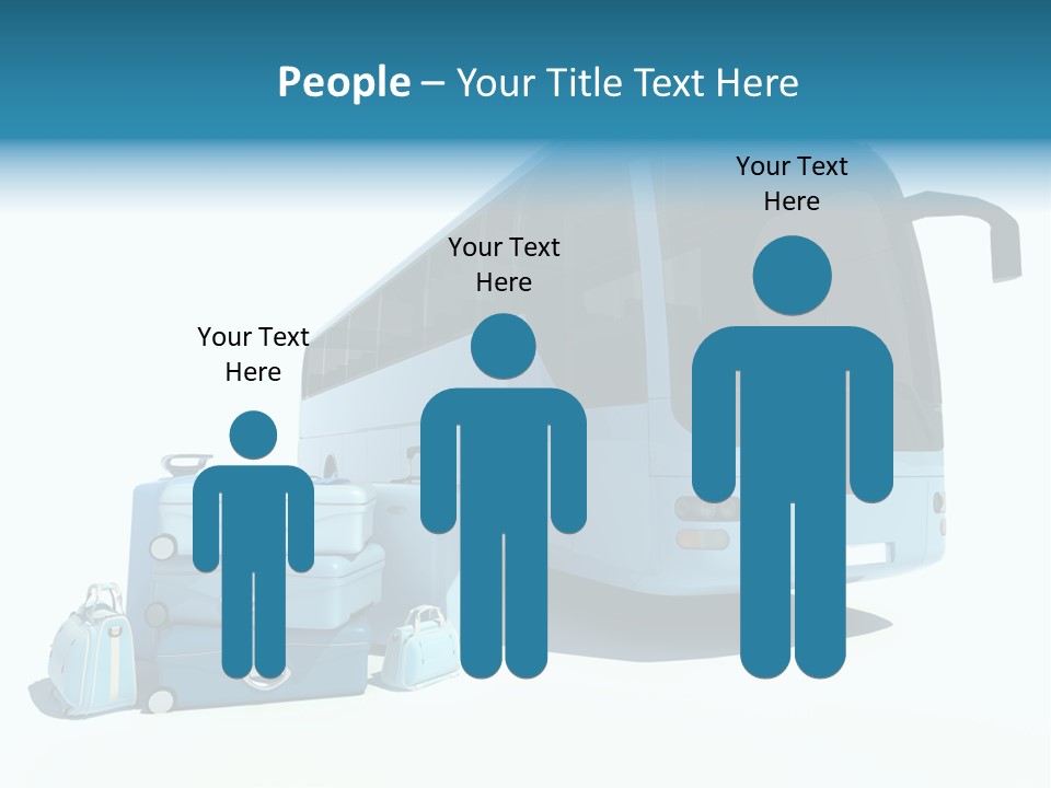 Vehicle Tourism Suitcase PowerPoint Template