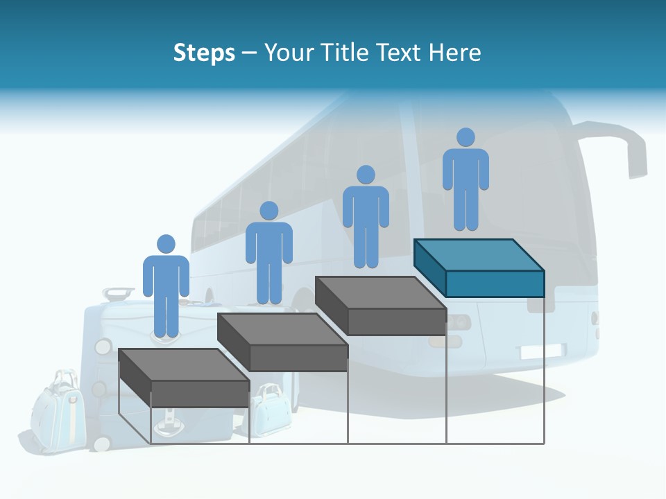 Vehicle Tourism Suitcase PowerPoint Template
