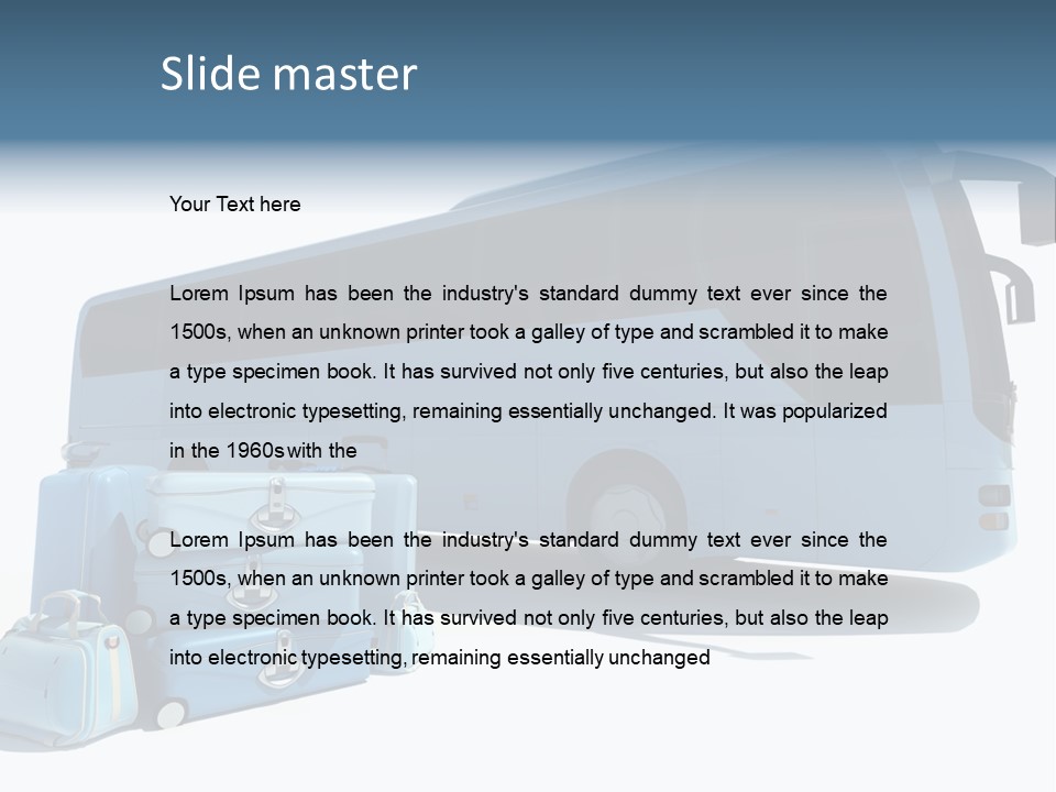 Bus Vehicle Case PowerPoint Template