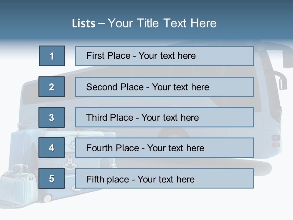 Bus Vehicle Case PowerPoint Template