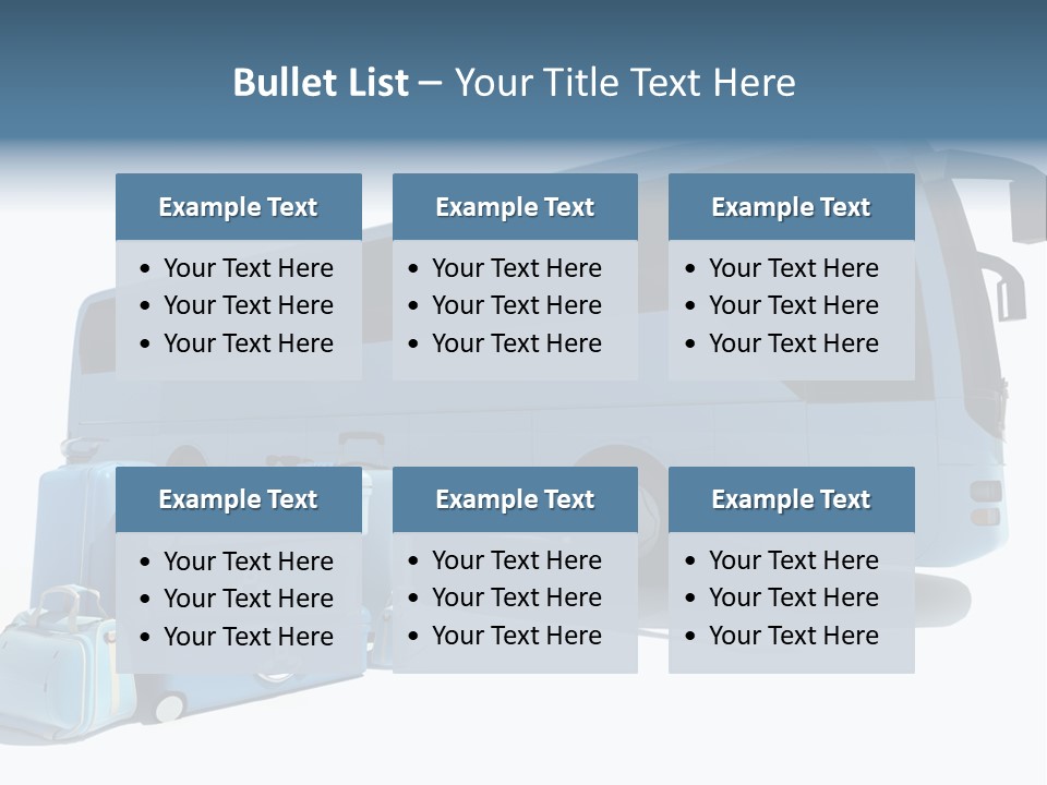 Bus Vehicle Case PowerPoint Template