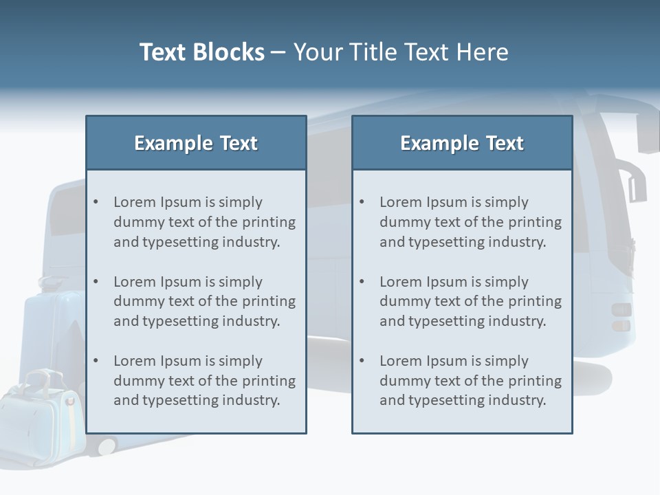 Bus Vehicle Case PowerPoint Template