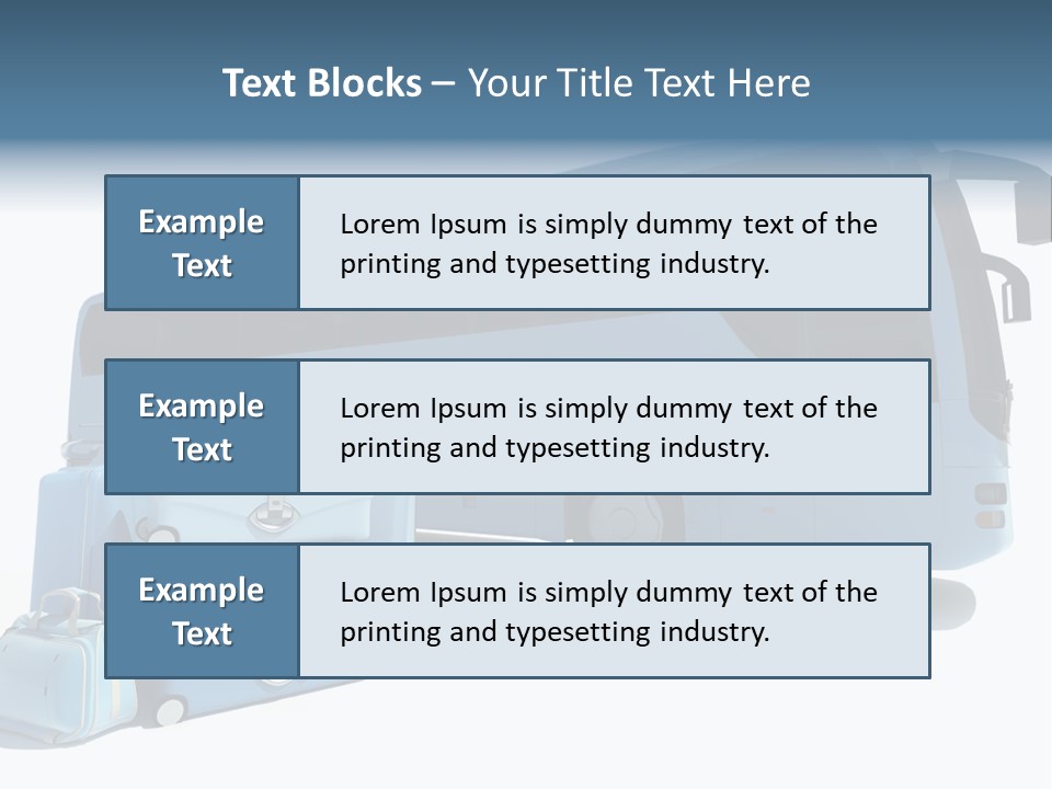Bus Vehicle Case PowerPoint Template