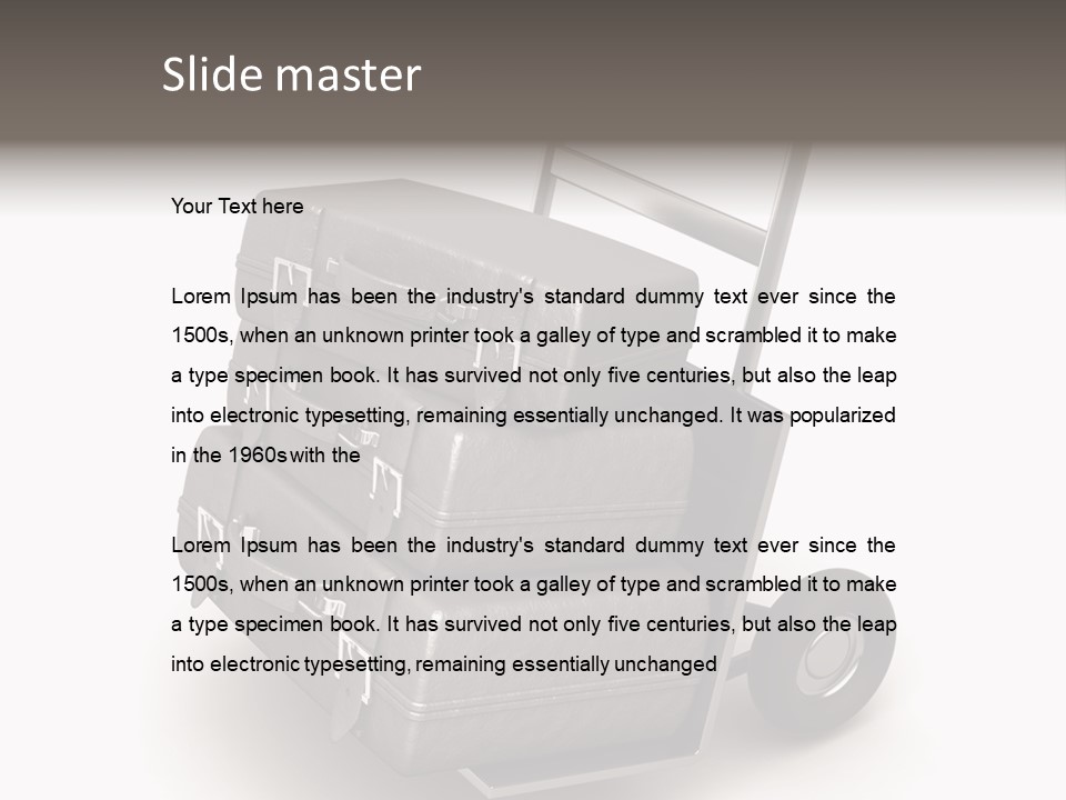 Case Vehicle Transit PowerPoint Template