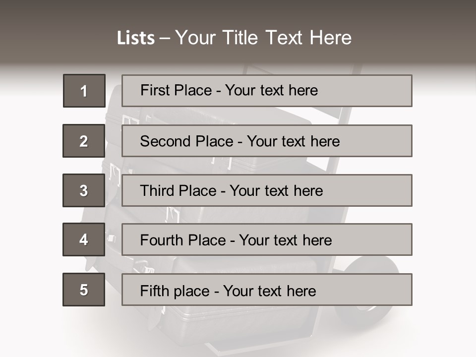 Case Vehicle Transit PowerPoint Template