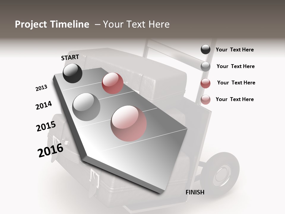 Case Vehicle Transit PowerPoint Template