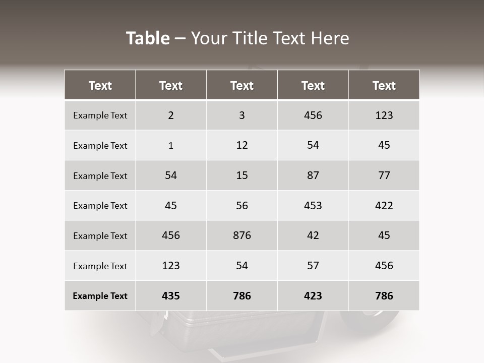 Case Vehicle Transit PowerPoint Template