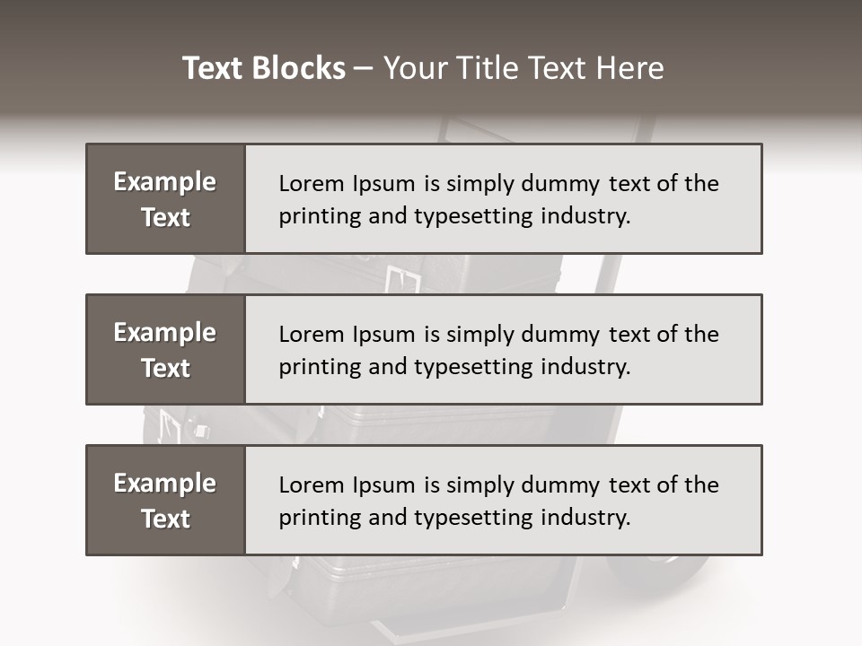 Case Vehicle Transit PowerPoint Template