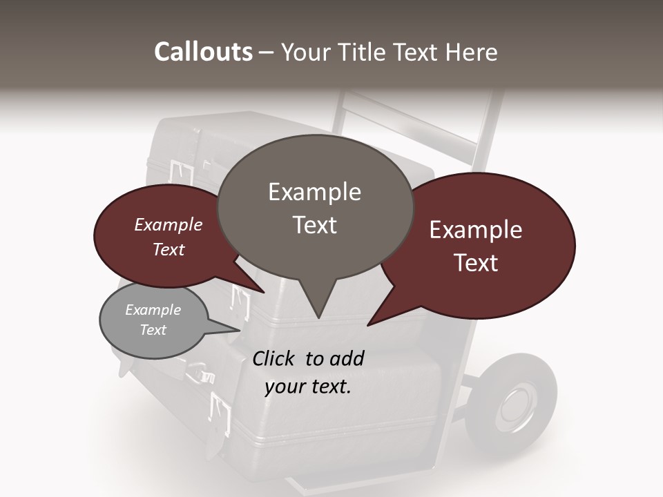 Case Vehicle Transit PowerPoint Template