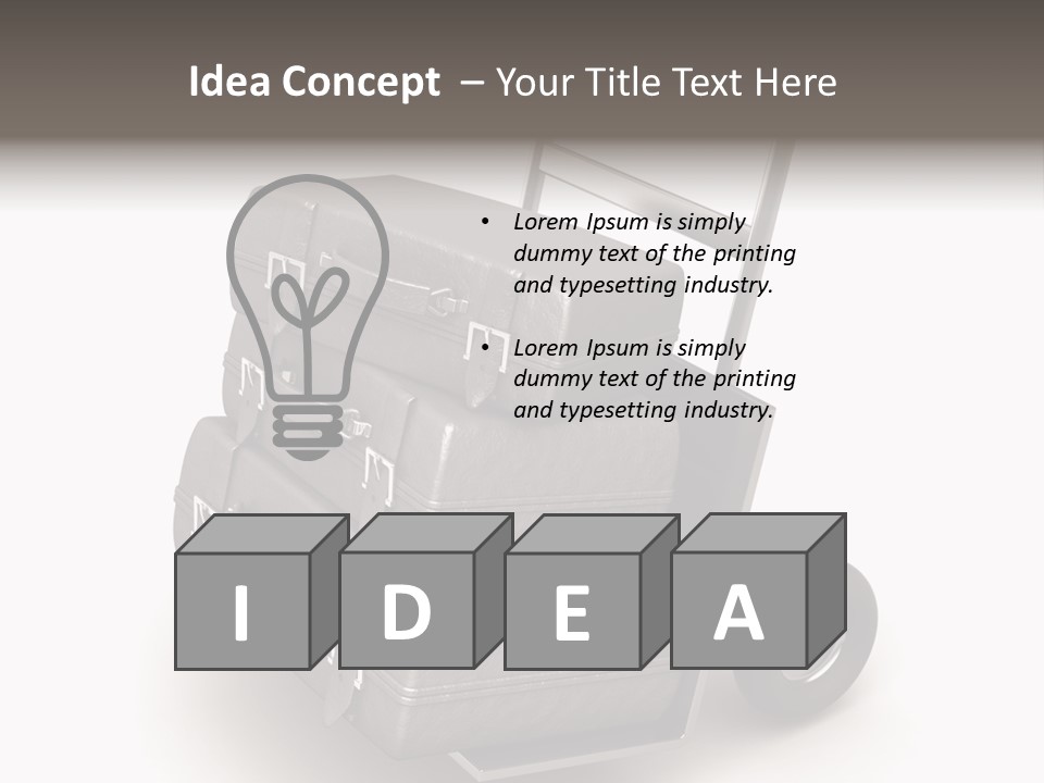 Case Vehicle Transit PowerPoint Template