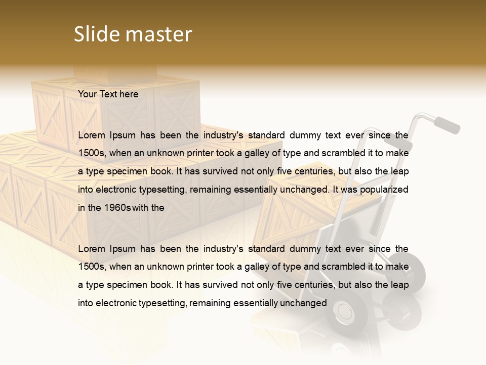 Blue Tour Bus Bus PowerPoint Template