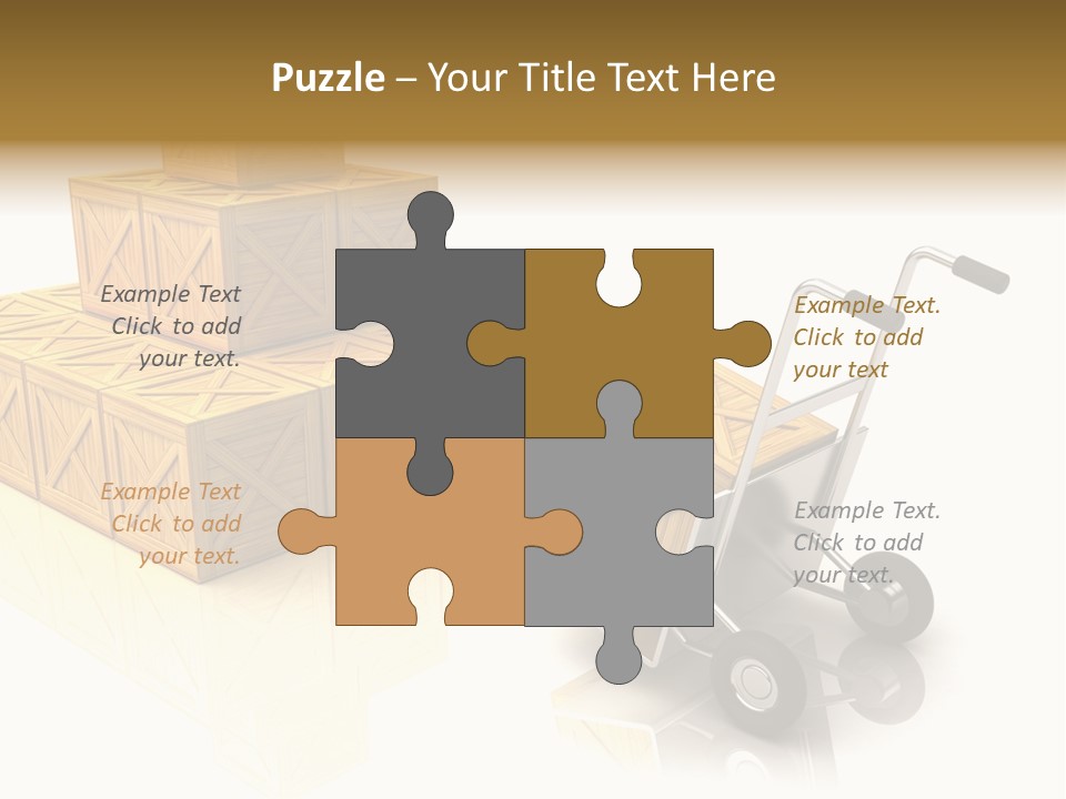 Blue Tour Bus Bus PowerPoint Template