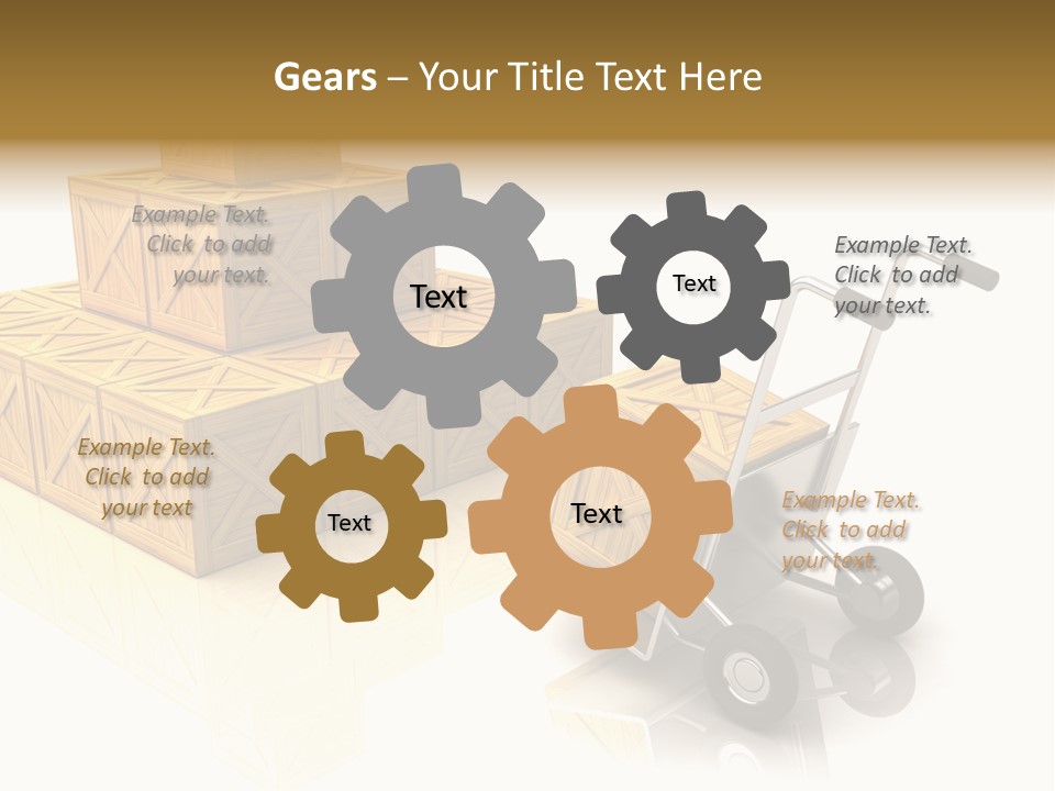 Blue Tour Bus Bus PowerPoint Template