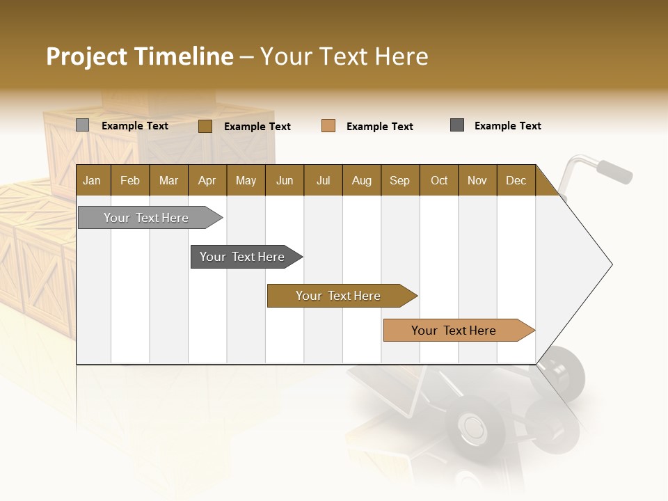 Blue Tour Bus Bus PowerPoint Template