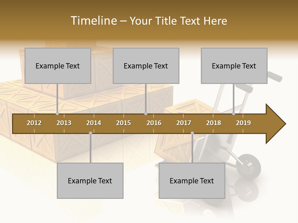 Blue Tour Bus Bus PowerPoint Template