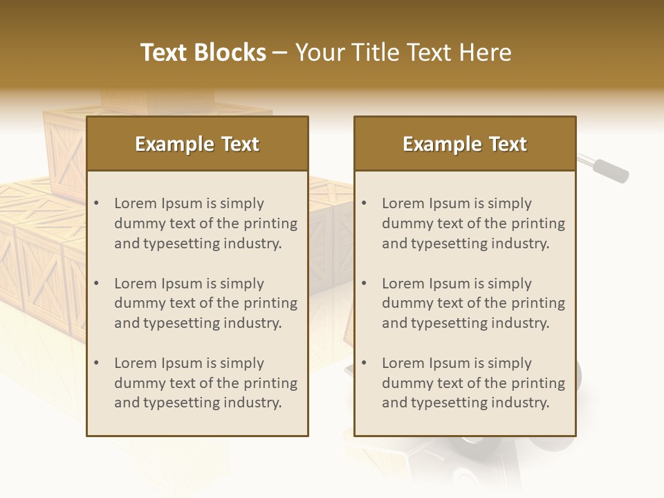 Blue Tour Bus Bus PowerPoint Template
