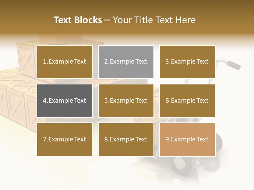 Blue Tour Bus Bus PowerPoint Template