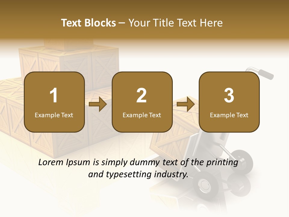 Blue Tour Bus Bus PowerPoint Template