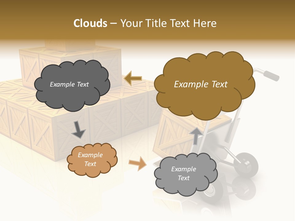 Blue Tour Bus Bus PowerPoint Template