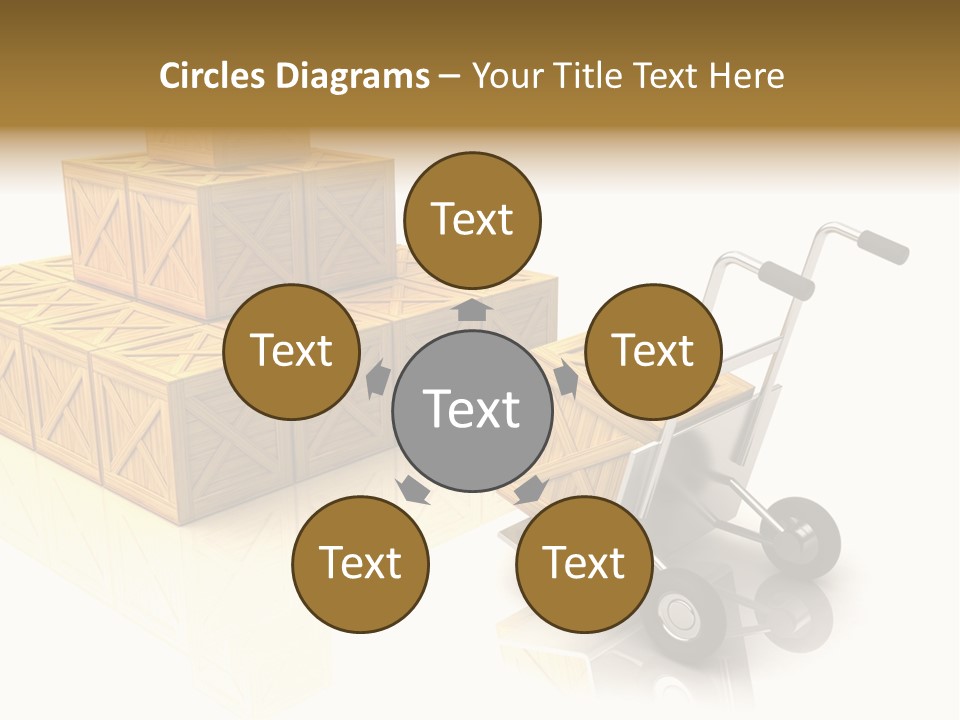 Blue Tour Bus Bus PowerPoint Template