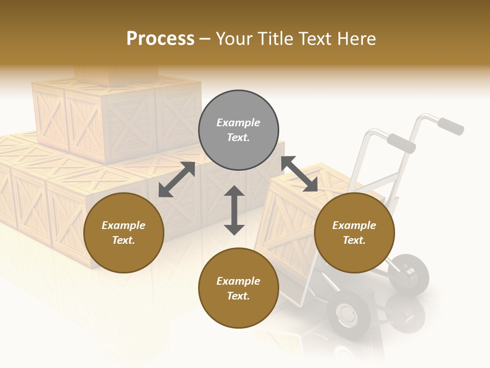 Blue Tour Bus Bus PowerPoint Template