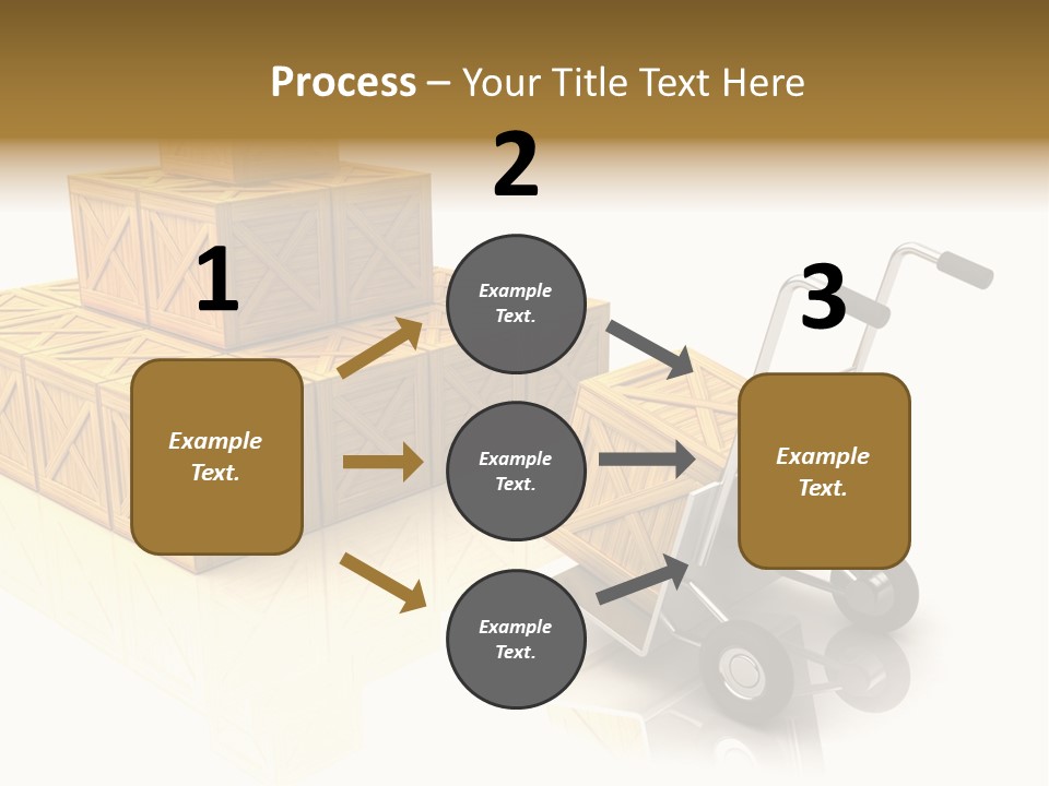 Blue Tour Bus Bus PowerPoint Template