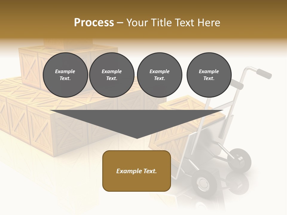 Blue Tour Bus Bus PowerPoint Template