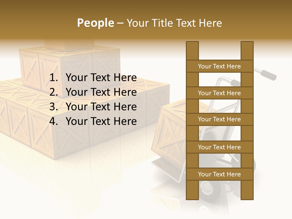 Blue Tour Bus Bus PowerPoint Template