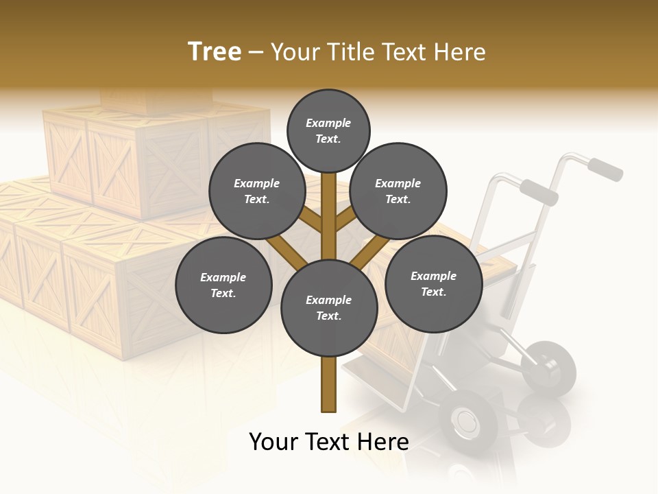 Blue Tour Bus Bus PowerPoint Template