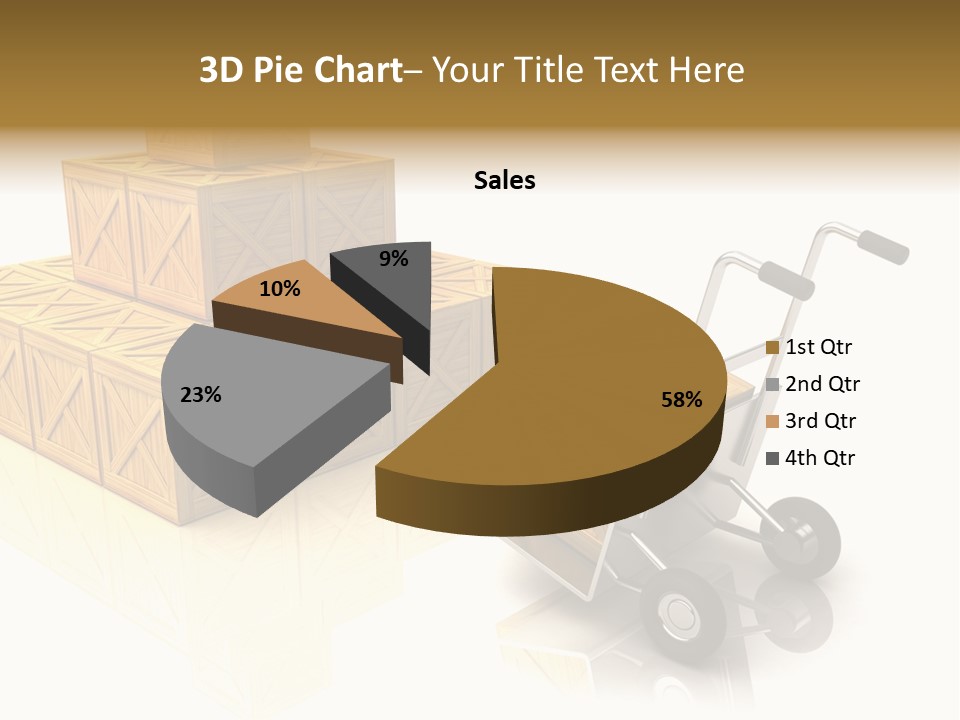 Blue Tour Bus Bus PowerPoint Template
